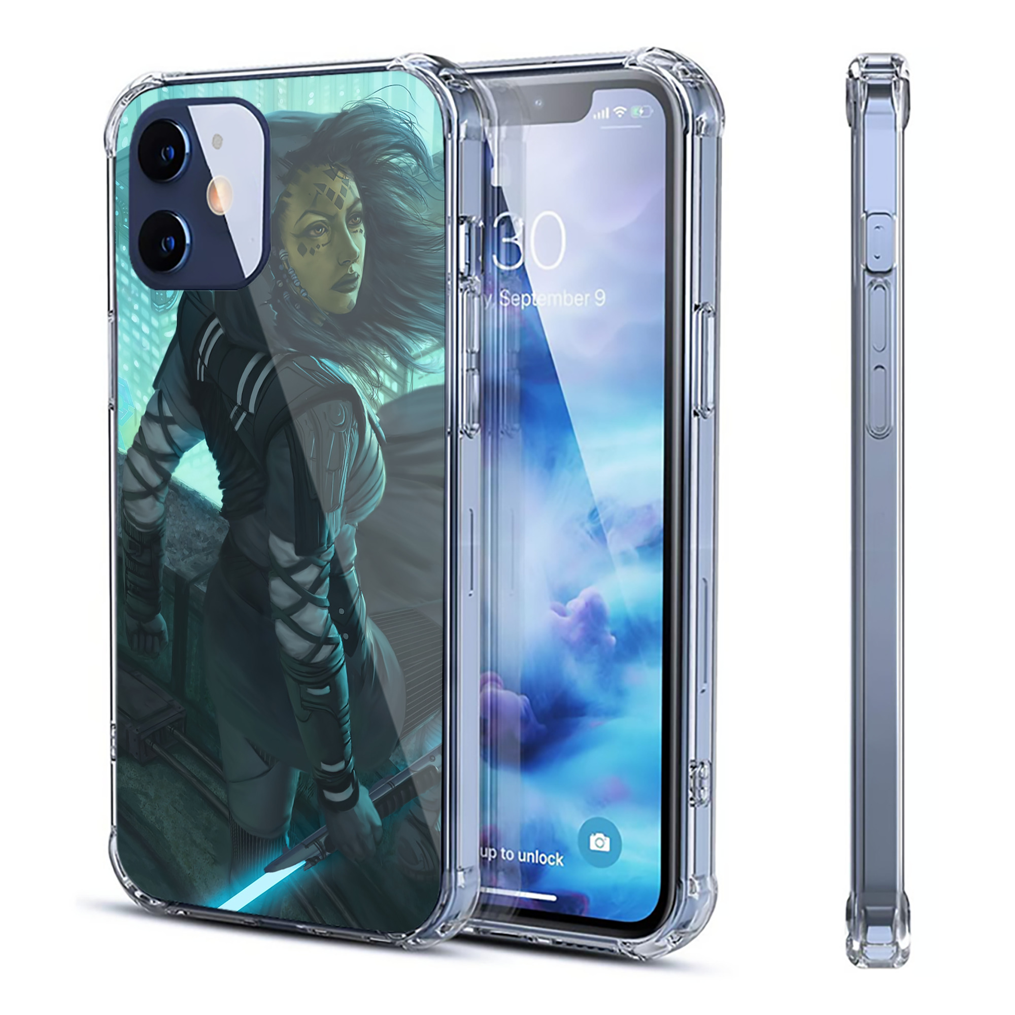 （画像用） スター・ウォーズ Star Wars 【iPhone 12シリーズ対応】透明スマホケース（クリアソフトケース）